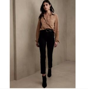 Banana Republic Black Ultra High-Rise Slim Size 4/27 Jeans RETAIL $110
